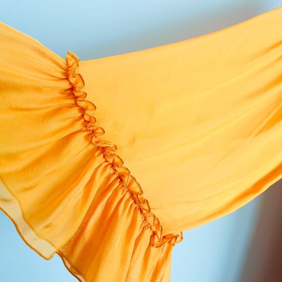 AMUR Odessa Maxi Dress in Marigold - Picture 4 of 5